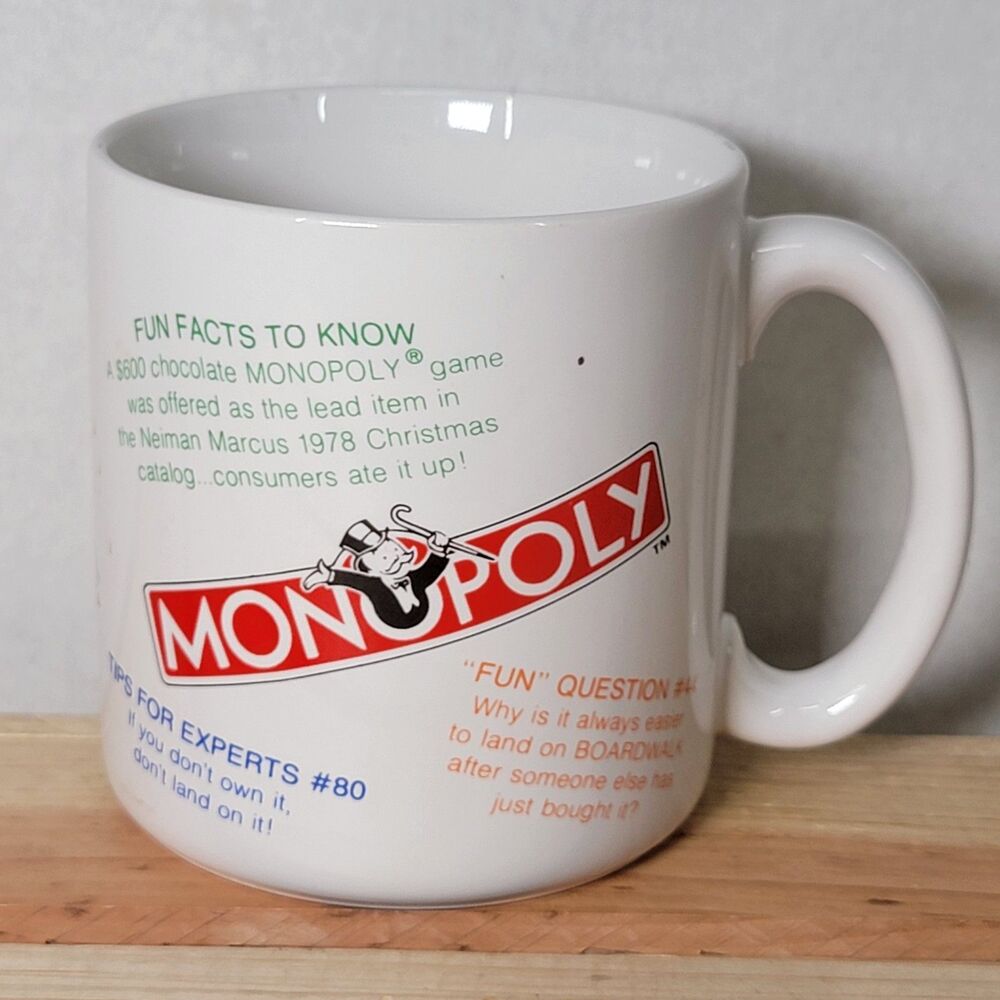 Monopoly Ceramic Mug by American Greetings Facts & Tips